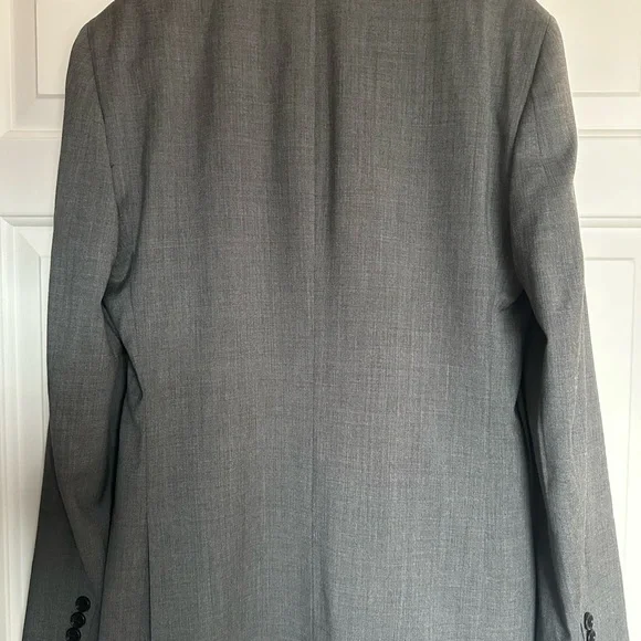 Bonobos jetsetter stretch wool blazer in grey, 38R Slim fit